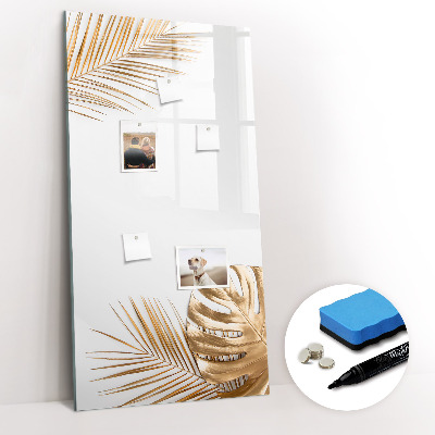 Mágneses törölhető tábla Arany levelek