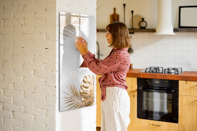 Mágneses törölhető tábla Arany levelek