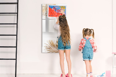 Mágneses törölhető tábla Arany levelek