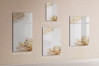 Mágneses törölhető tábla Arany levelek