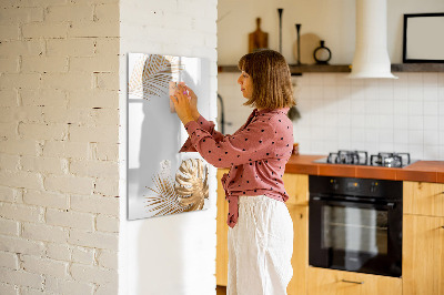 Mágneses törölhető tábla Arany levelek