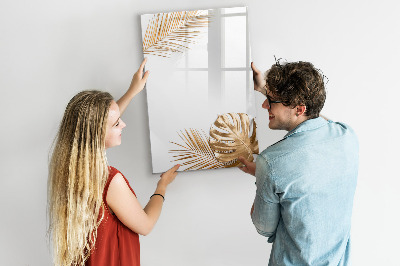 Mágneses törölhető tábla Arany levelek