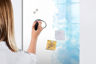 Mágneses tábla filctollal Akvarell foltok