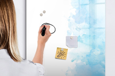 Mágneses tábla filctollal Akvarell foltok