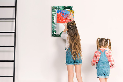 Mágneses tábla filctollal Szörny keret