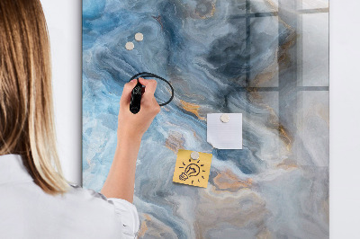 Mágneses tábla filctollal Márvány minta