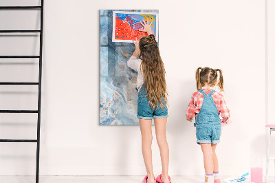 Mágneses tábla filctollal Márvány minta