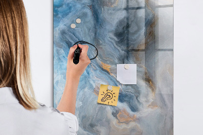 Mágneses tábla filctollal Márvány minta