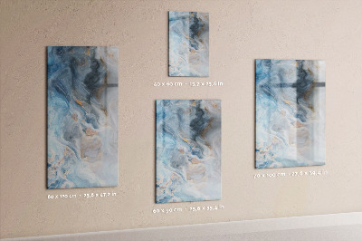 Mágneses tábla filctollal Márvány minta