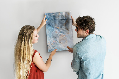 Mágneses tábla filctollal Márvány minta