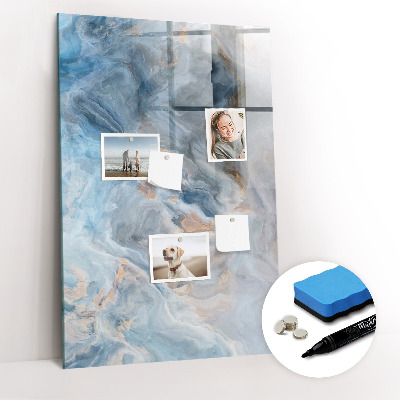 Mágneses tábla filctollal Márvány minta