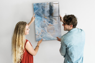 Mágneses tábla filctollal Márvány minta