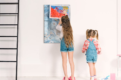 Mágneses tábla filctollal Márvány minta