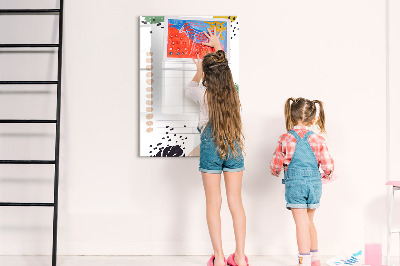 Mágneses tábla filctollal Teendők listája