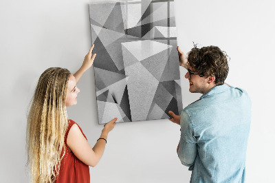 Mágneses tábla markerrel Geometriai absztrakció