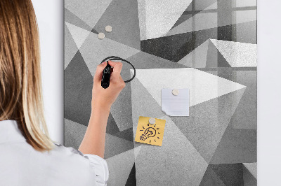 Mágneses tábla markerrel Geometriai absztrakció