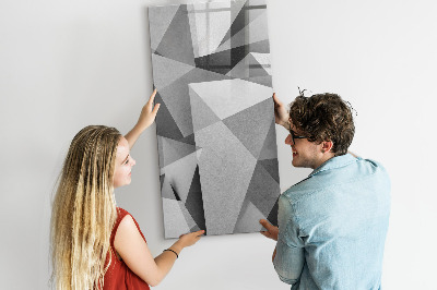 Mágneses tábla markerrel Geometriai absztrakció