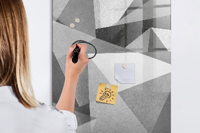 Mágneses tábla markerrel Geometriai absztrakció