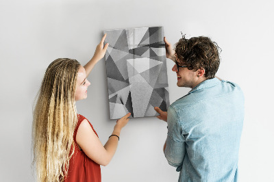 Mágneses tábla markerrel Geometriai absztrakció