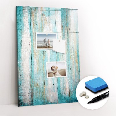 Mágneses törölhető tábla Fa vintage stílusban