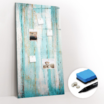 Mágneses törölhető tábla Fa vintage stílusban