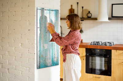 Mágneses törölhető tábla Fa vintage stílusban