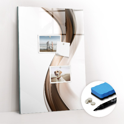 Mágneses tábla filctollal Hullám absztrakció