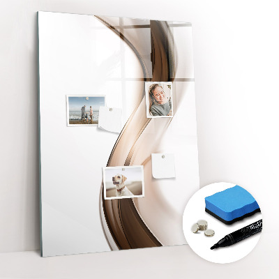 Mágneses tábla filctollal Hullám absztrakció