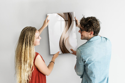 Mágneses tábla filctollal Hullám absztrakció