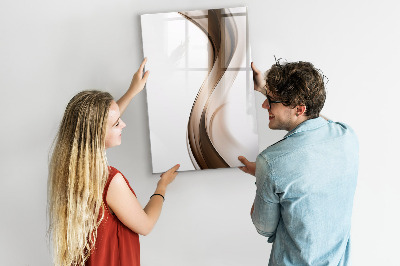 Mágneses tábla filctollal Hullám absztrakció