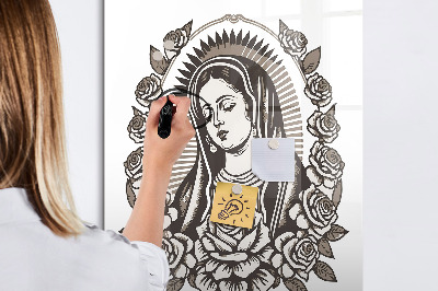 Mágneses tábla markerrel Guadalupei Szűz