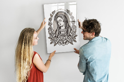 Mágneses tábla markerrel Guadalupei Szűz