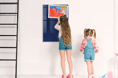 Sötétkék mágneses fali tábla
