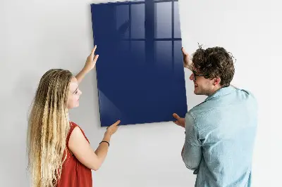 Sötétkék mágneses fali tábla