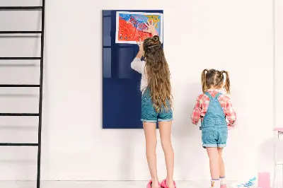 Sötétkék mágneses fali tábla