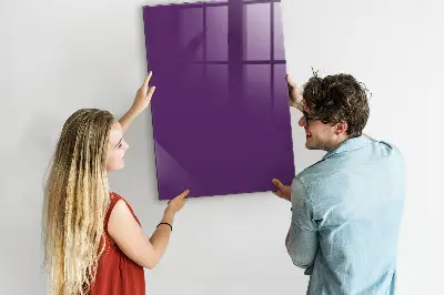 Ibolya színű fali mágneses tábla