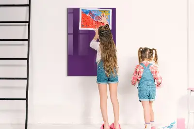 Ibolya színű fali mágneses tábla