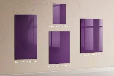 Ibolya színű fali mágneses tábla