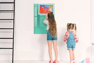 Türkiz színű fali üzenőtábla
