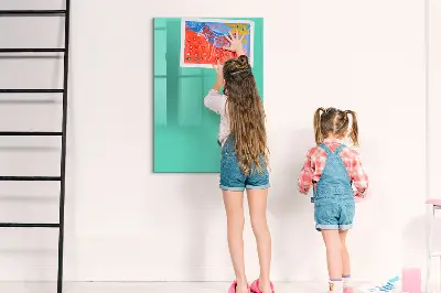 Türkiz színű fali üzenőtábla