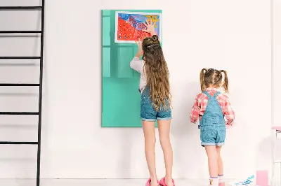 Türkiz színű fali üzenőtábla