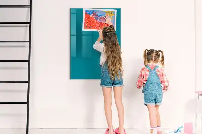 Tenger színű mágneses fali tábla