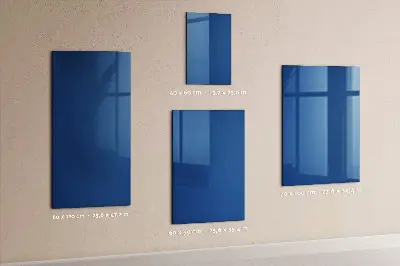 Kék fali üzenőtábla