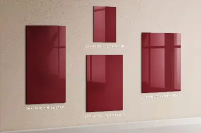 Bordó színű mágneses fali tábla