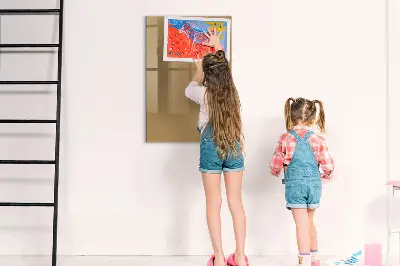 Sötét bézs fali üzenőtábla