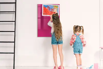 Fali üzenőtábla erős rózsaszín színben