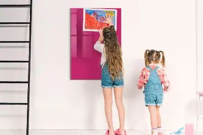 Fali üzenőtábla erős rózsaszín színben
