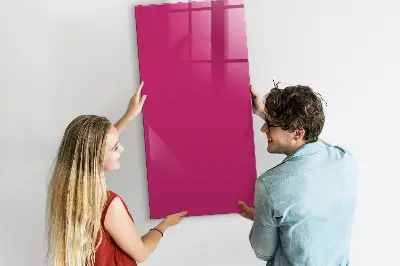 Fali üzenőtábla erős rózsaszín színben