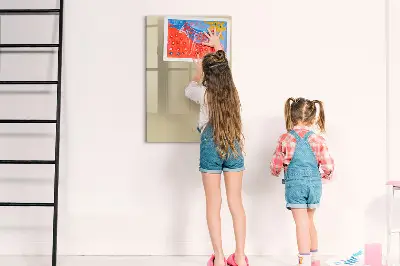 Bézs színű mágneses fali tábla