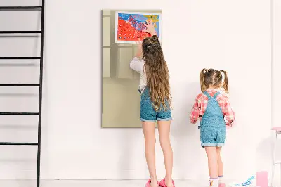 Bézs színű mágneses fali tábla
